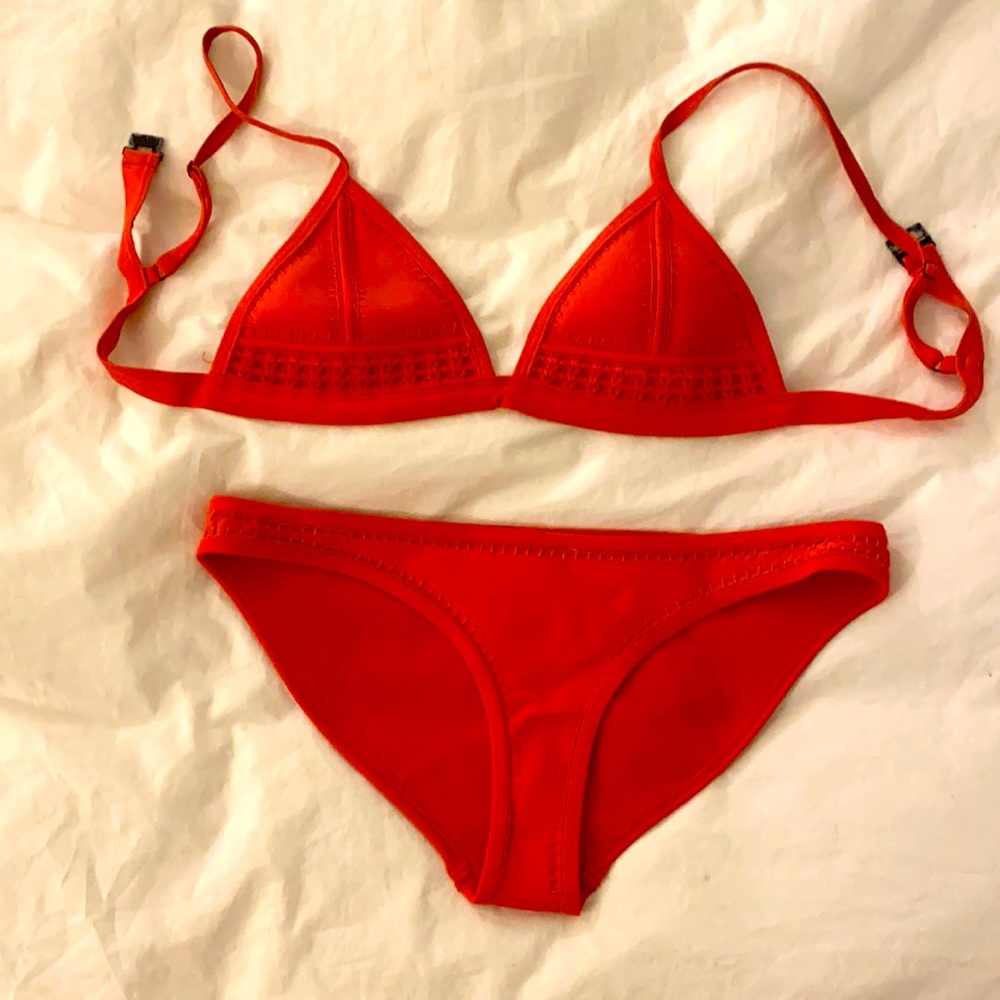 Triangl Red Bikini